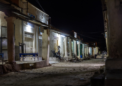 Market alleys at night, Semien-Keih-Bahri, Keren, Eritrea