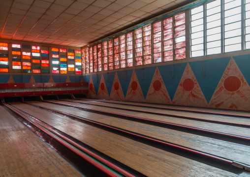 Multi sport bowling built during the italian colonial era, Central region, Asmara, Eritrea