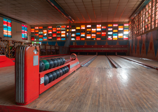 Multi sport bowling built during the italian colonial era, Central region, Asmara, Eritrea