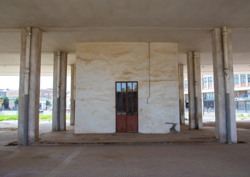 Futurist architecture of the FIAT tagliero service station built in 1938, Central region, Asmara, Eritrea