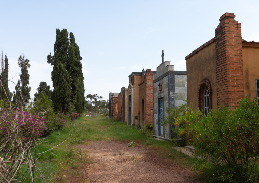 Old graves from the italian colonial era, Central region, Asmara, Eritrea