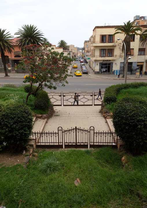 View of the city from teh opera house, Central region, Asmara, Eritrea