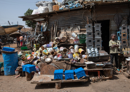 Medebar metal market, Central region, Asmara, Eritrea