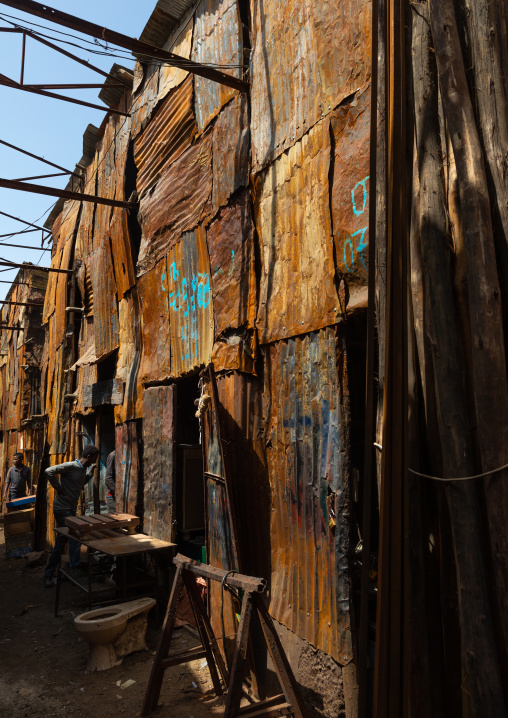 Medebar metal market, Central region, Asmara, Eritrea