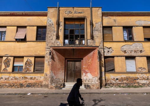 Former apartments for Alpha Romeo from the italian colonial times built in 1937, Central region, Asmara, Eritrea