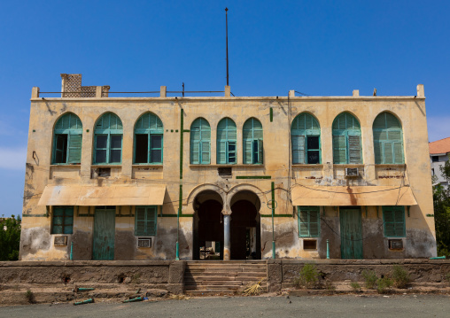 Old ottoman architecture building, Northern Red Sea, Massawa, Eritrea