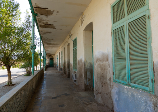 Old colonial building from the italian era, Northern Red Sea, Massawa, Eritrea