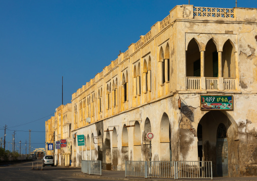 Old ottoman architecture building, Northern Red Sea, Massawa, Eritrea