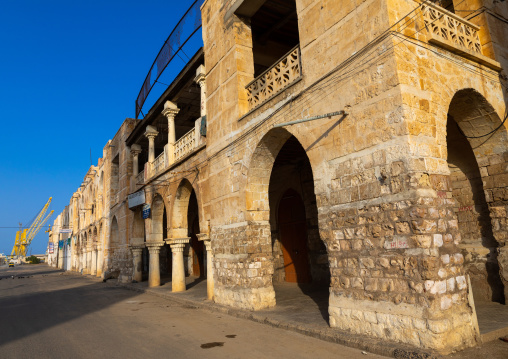 Old ottoman architecture building, Northern Red Sea, Massawa, Eritrea