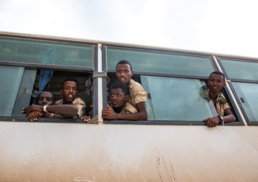 Young eritreans back from sawa military training academy, Semien-Keih-Bahri, Elabered, Eritrea