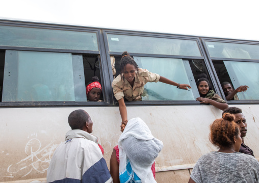 Young eritreans back from sawa military training academy, Semien-Keih-Bahri, Elabered, Eritrea