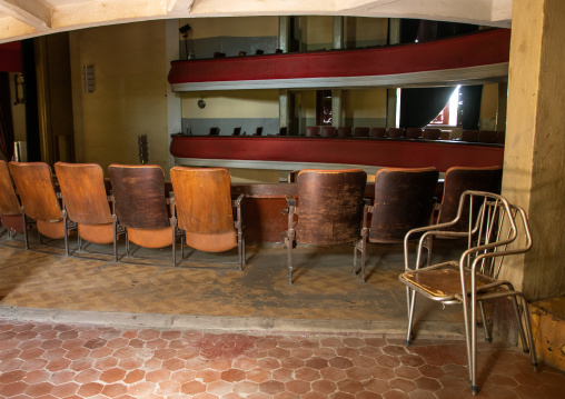 Inside the old opera house from the italian colonial times, Central region, Asmara, Eritrea