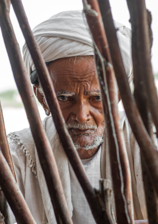 Portrait of a Rashaida tribe man, Northern Red Sea, Massawa, Eritrea