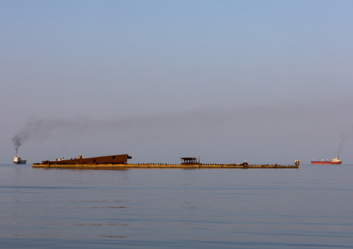 Shipwreck in the sea, Northern Red Sea, Massawa, Eritrea