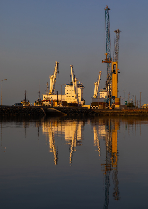 Ships in the commercial port, Northern Red Sea, Massawa, Eritrea