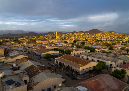 High angle view of the town, Semien-Keih-Bahri, Keren, Eritrea