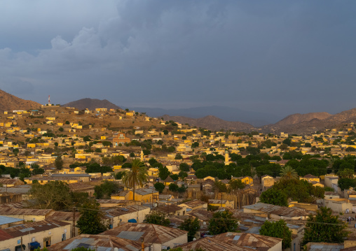 High angle view of the town, Semien-Keih-Bahri, Keren, Eritrea