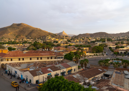 High angle view of the town, Semien-Keih-Bahri, Keren, Eritrea