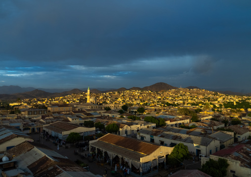 High angle view of the town, Semien-Keih-Bahri, Keren, Eritrea