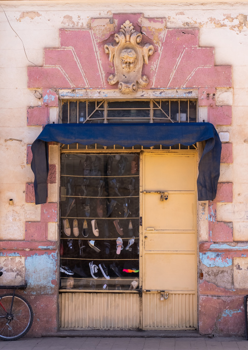 Old colonial italian house, Central Region, Asmara, Eritrea