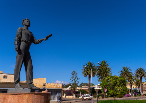 Alexander Pushkin statue, Central Region, Asmara, Eritrea