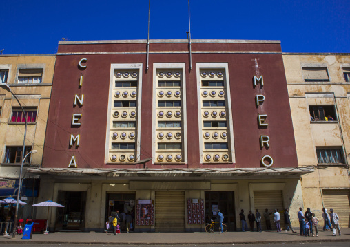 Old impero cinema on Harnet avenue, Central Region, Asmara, Eritrea