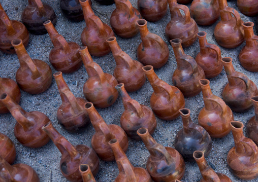 Coffe pots for sale at monday market, Anseba, Keren, Eritrea