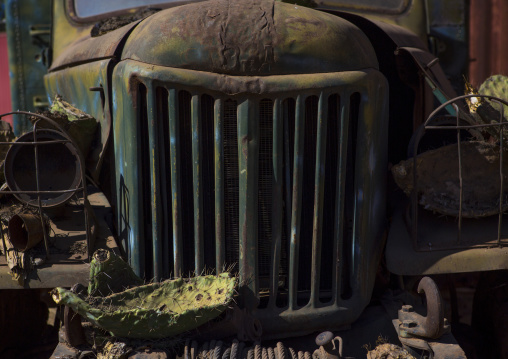 Tank and truck graveyard, Central Region, Asmara, Eritrea