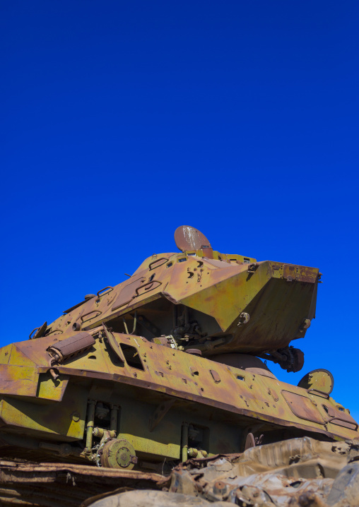 Tank and truck graveyard, Central Region, Asmara, Eritrea