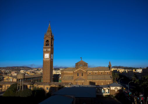 St joseph cathedral campanile, Central Region, Asmara, Eritrea