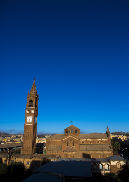 St joseph cathedral campanile, Central Region, Asmara, Eritrea