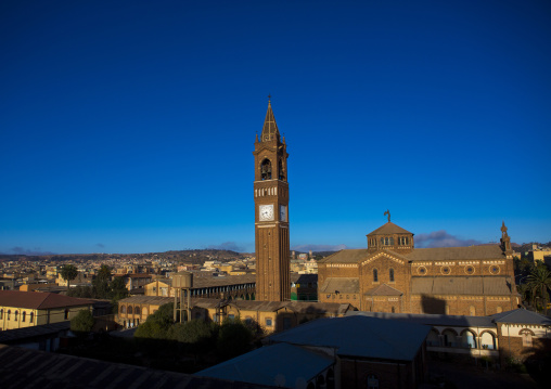 St joseph cathedral campanile, Central Region, Asmara, Eritrea