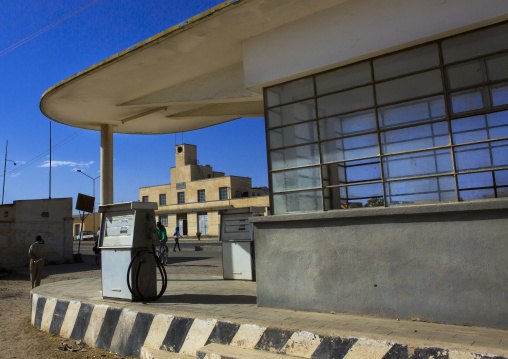 Old colonial italian gas station, Debub, Dekemhare, Eritrea