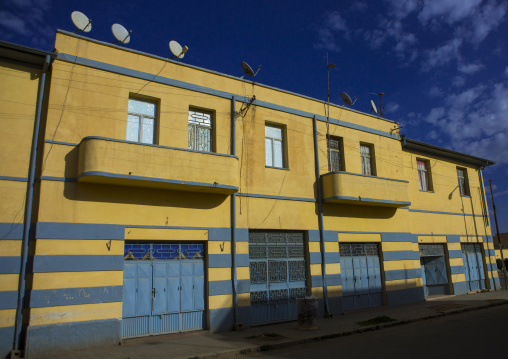 Old colonial italian building, Debub, Dekemhare, Eritrea