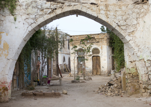 Entrance of the old market, Northern Red Sea, Massawa, Eritrea