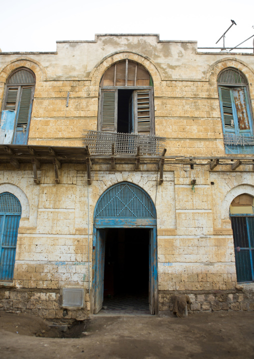 Old ottoman house, Northern Red Sea, Massawa, Eritrea