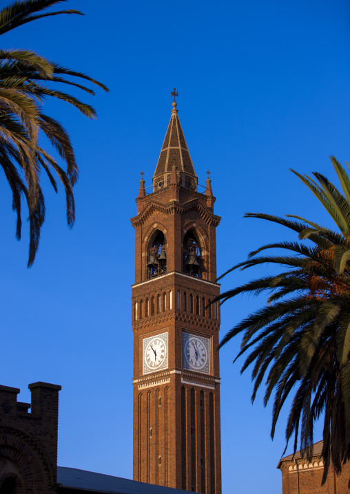 St joseph cathedral campanile, Central Region, Asmara, Eritrea