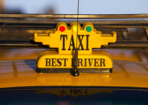 Taxi sign, Central Region, Asmara, Eritrea