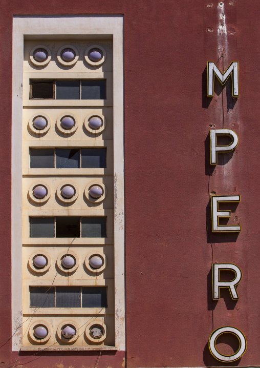 Old impero cinema on Harnet avenue, Central Region, Asmara, Eritrea