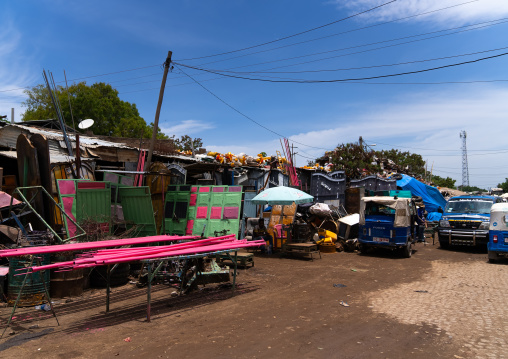 Recycling metal market, Dire Dawa Region, Dire Dawa, Ethiopia