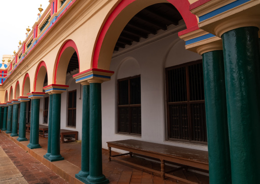 Chettiar mansion pilars, Tamil Nadu, Kanadukathan, India