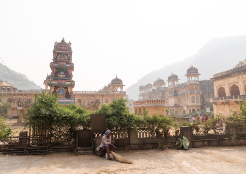 Galtaji temple aka monkey temple, Rajasthan, Jaipur, India