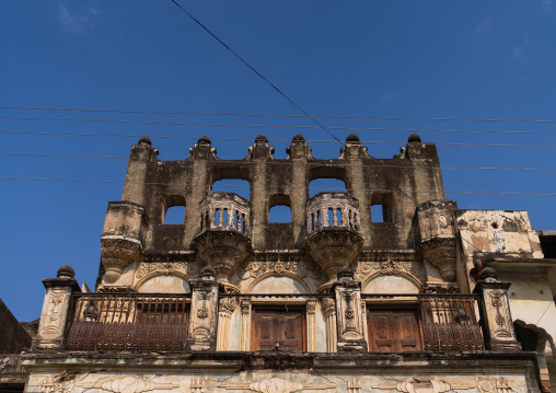 Old decorated house, Rajasthan, Ramgarh Shekhawati, India