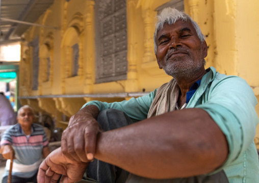 Indian man portrait, Rajasthan, Ramgarh Shekhawati, India