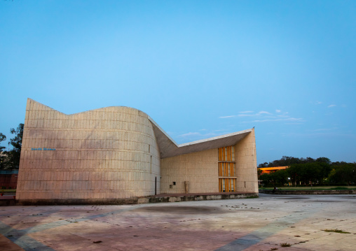 Gandhi Bhavan by Pierre Jeanneret at the Panjab University, Punjab State, Chandigarh, India