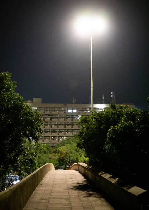 The Legislative Assembly building by Le Corbusier, Punjab State, Chandigarh, India