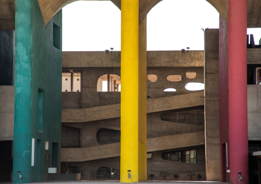 Punjab and Haryana High Court by Le Corbusier, Punjab State, Chandigarh, India