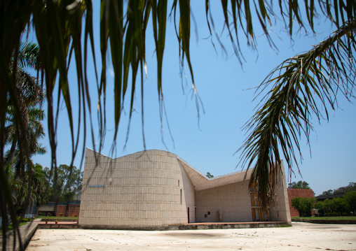 Gandhi Bhavan at the Panjab University by Pierre Jeanneret, Punjab State, Chandigarh, India