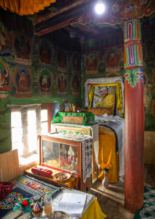 Mulbekh Gompa on Srinagar-Leh highway, Ladakh, Kargil, India