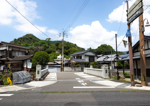 Old houses in the historic district, Kyushu region, Arita, Japan